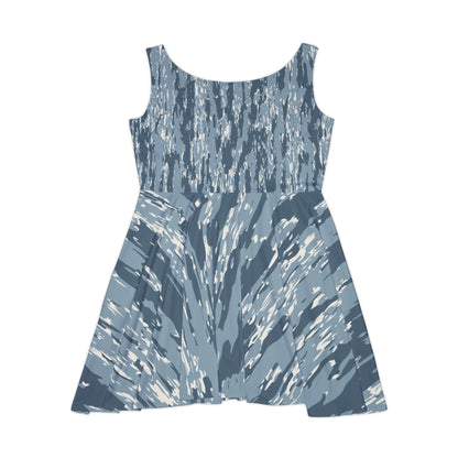 Southern State Logo Blue Camo Skater Dress
