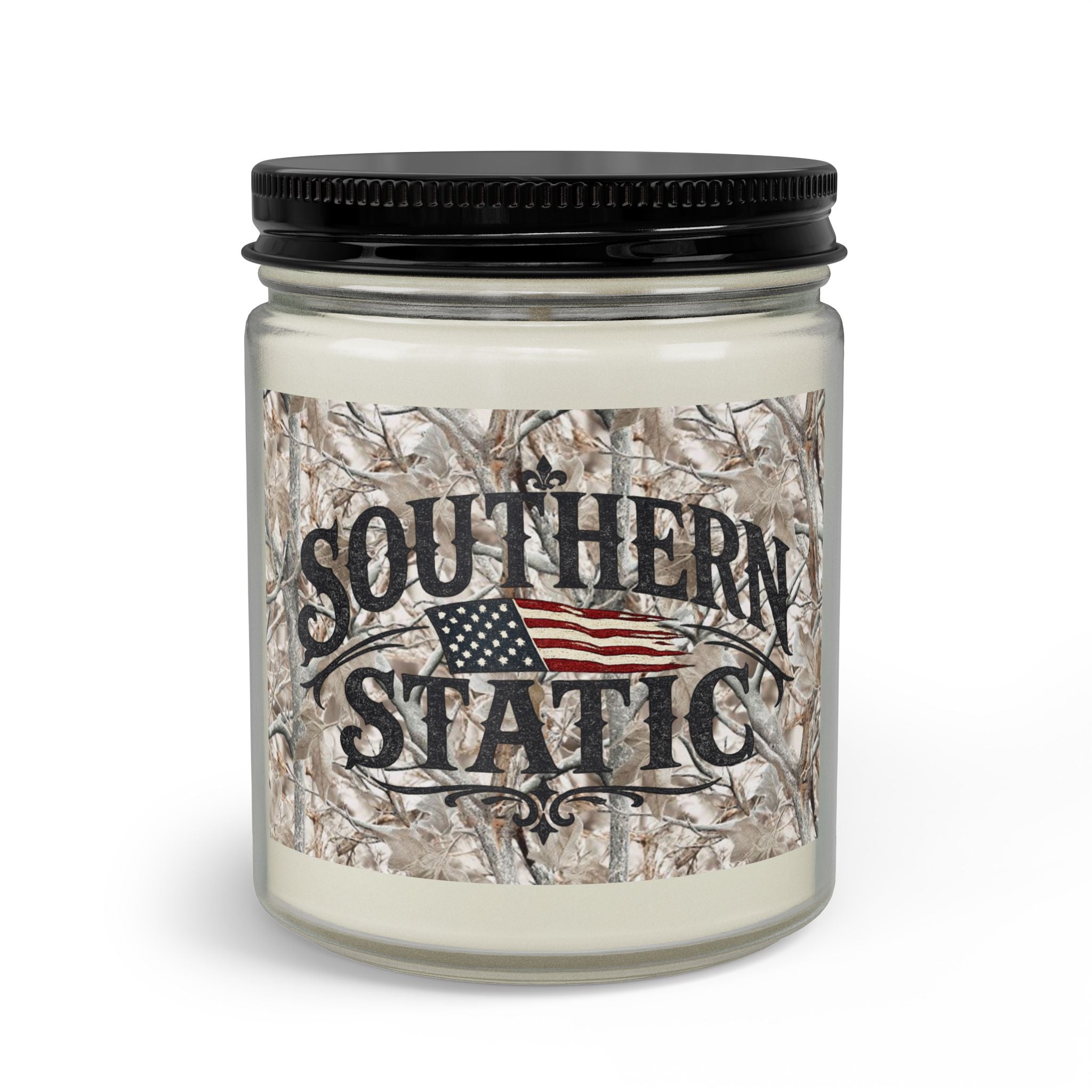 Southern Static Candle Set | Jar Candle with Matches and Wick Trimmer
