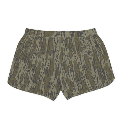 Southern Static Camo Women's Casual Shorts — Lightweight AOP Lounge & Activewear