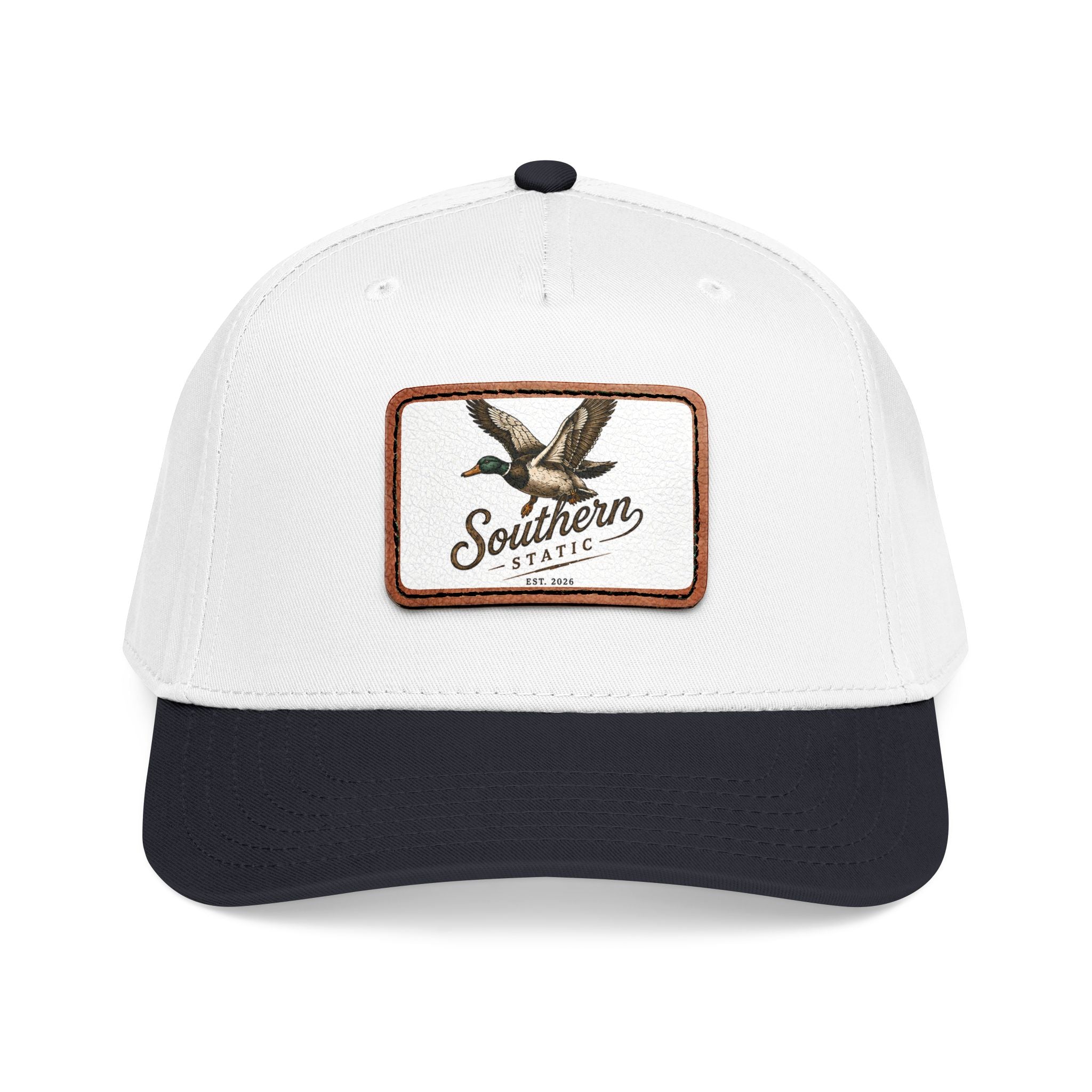 Leather Patch Dog Baseball Cap — Southern Tracker Mid-Profile Hat
