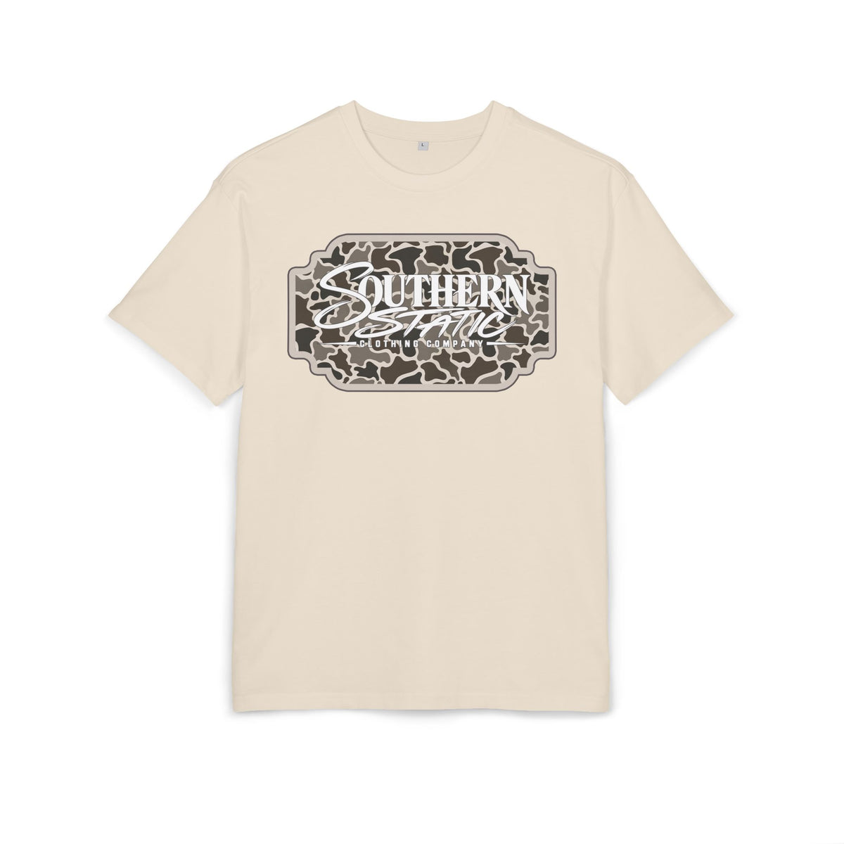 Southern Static Camo Logo Tee