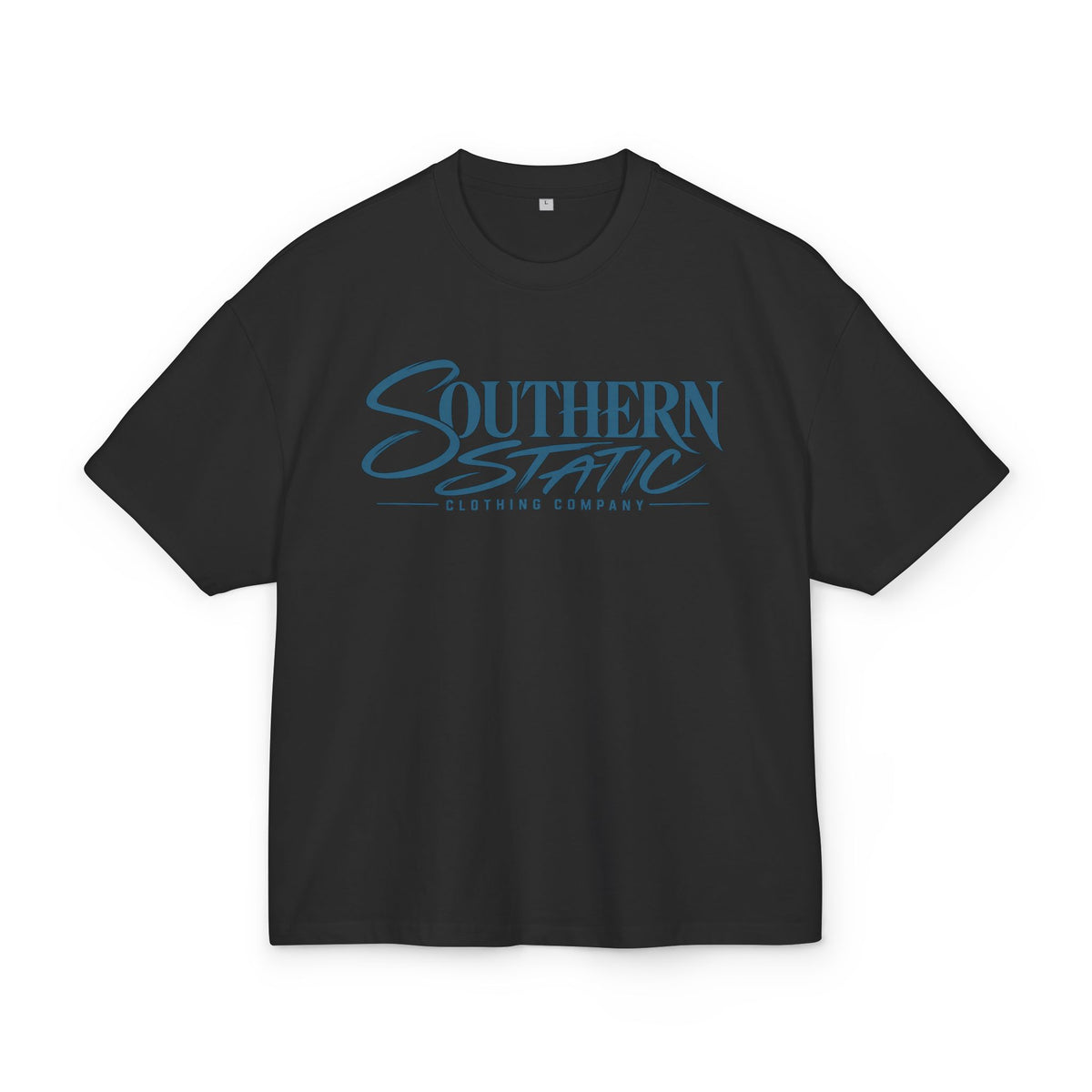 Southern Static Logo Tee — Vintage Script Graphic T-Shirt
