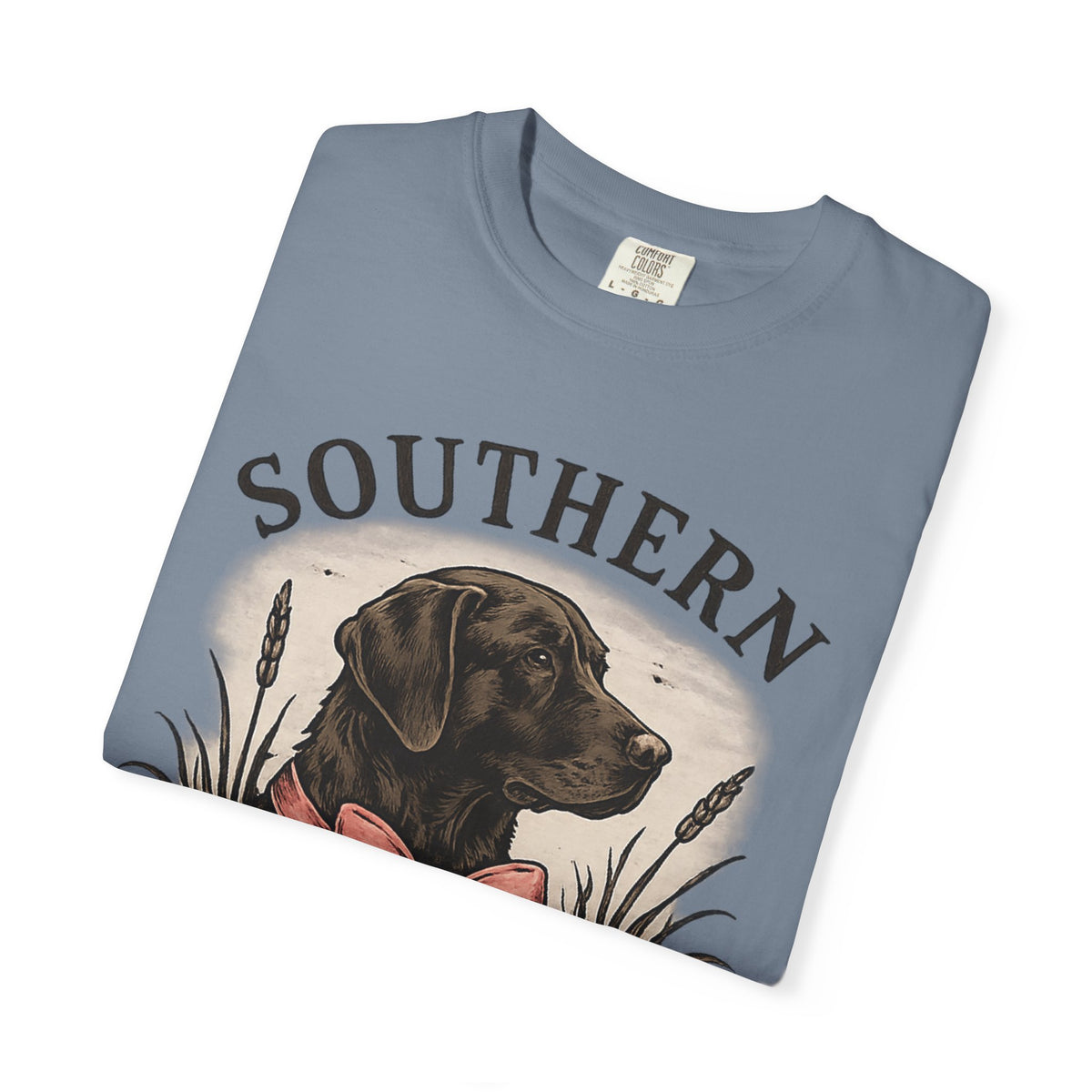 Southern Static Labrador Graphic T-Shirt — Vintage Dog Tee