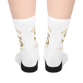Gold Horse Logo Mid-Length Socks — Southern Stable Equestrian Design