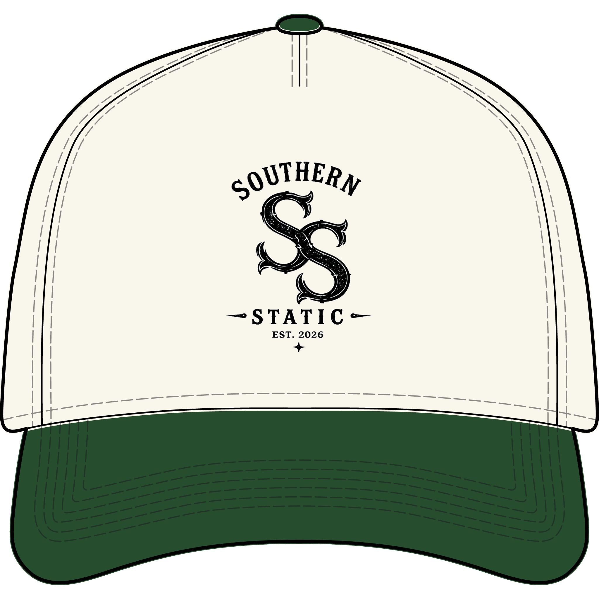 Southern Static Duck Logo Two-Tone Cap