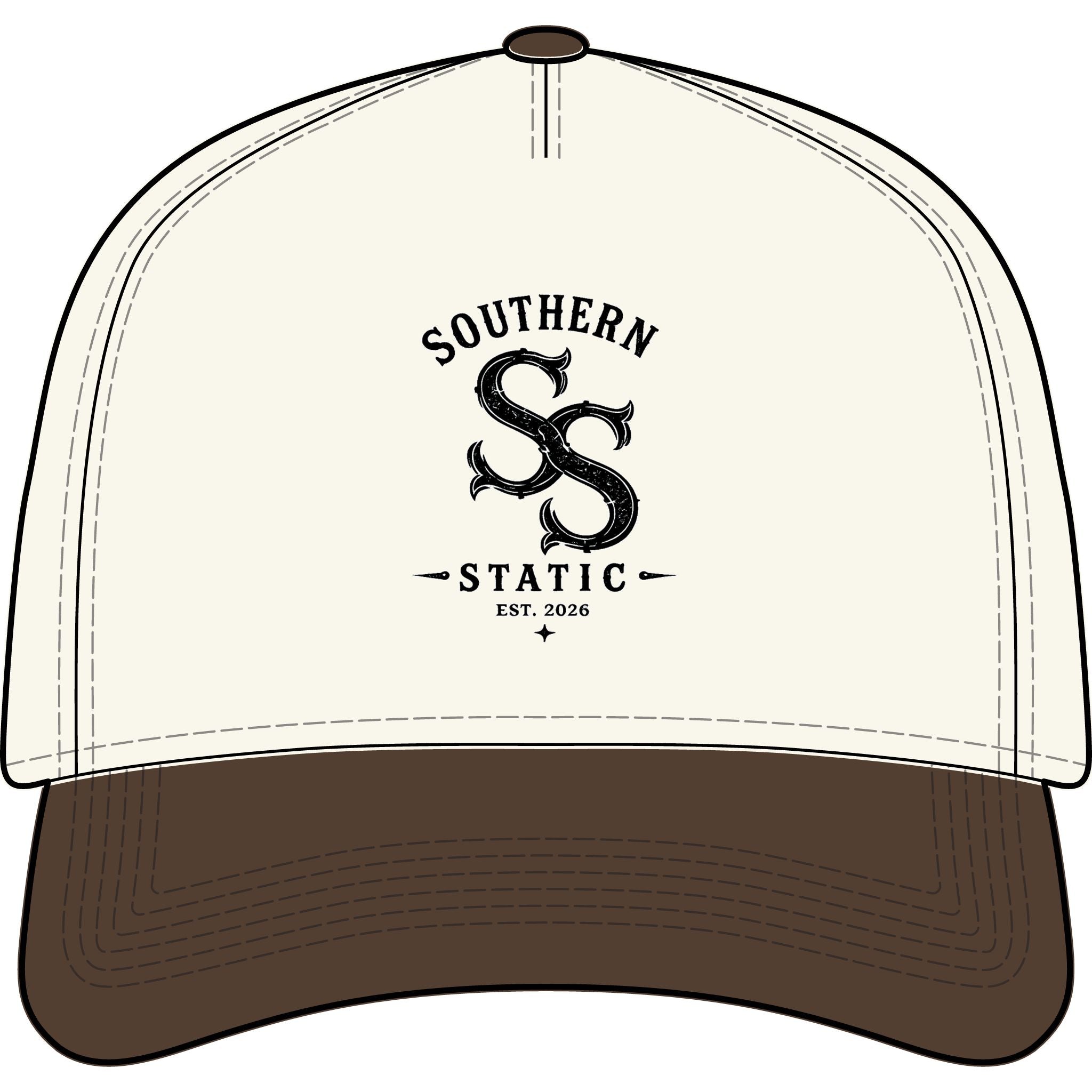 Southern Static Duck Logo Two-Tone Cap
