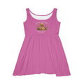Golden Retriever Smile Skater Dress — Cute Dog Graphic Women’s Dress
