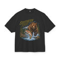 Bear & Trout Fishing Tee — "Southern Static" Outdoor Graphic T-Shirt