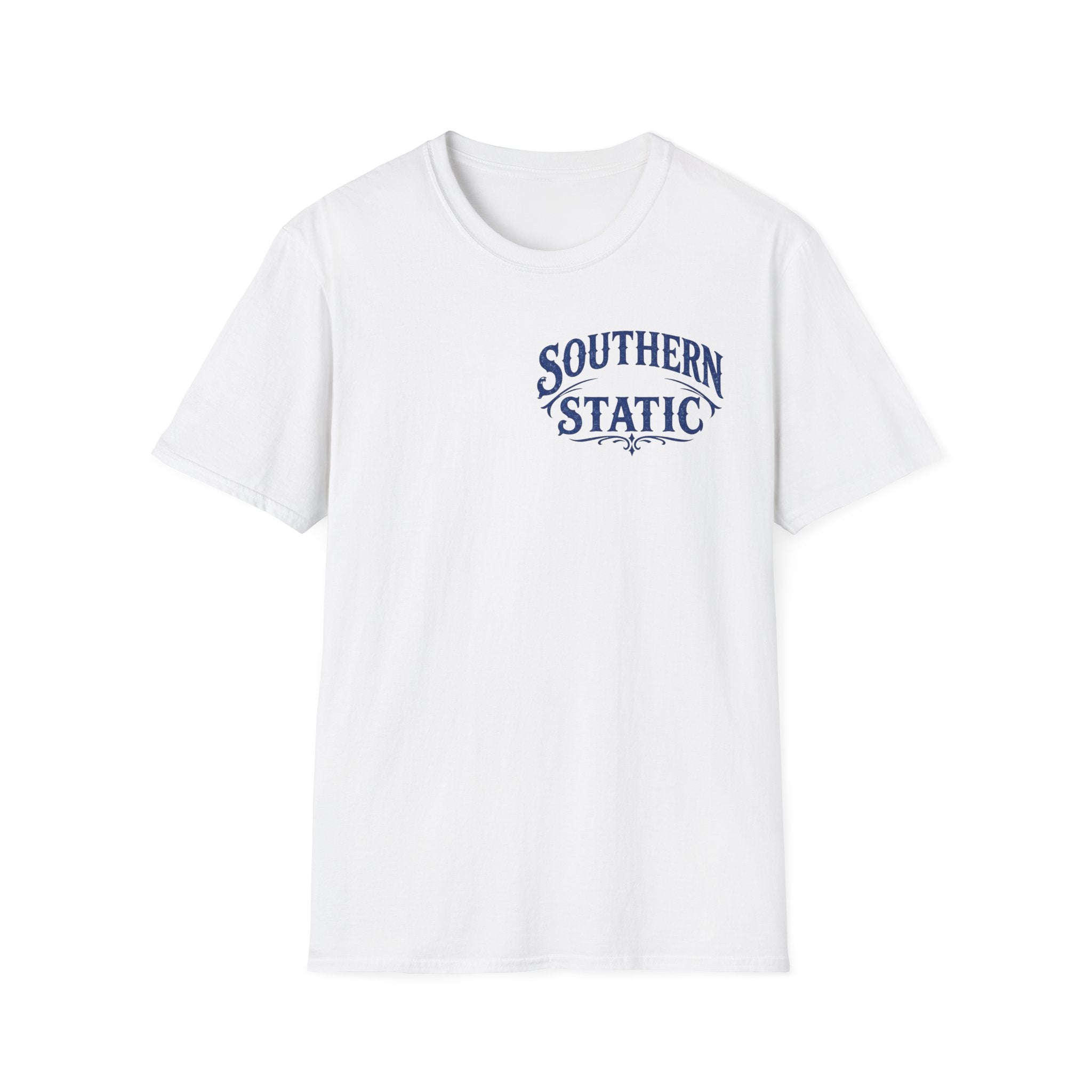 Tennessee Scenic Badge T-Shirt | State Mountains, Guitar, Retro Badge