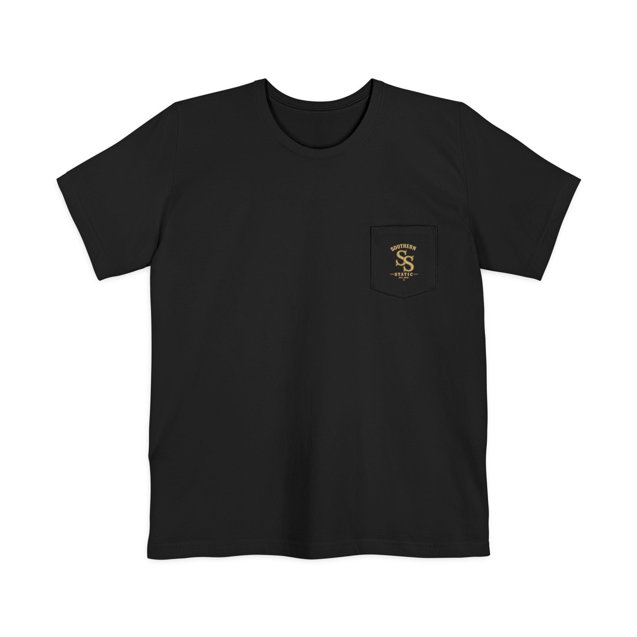 Southern Static Maury Pocket T-Shirt — Nashville Night Skyline Tee