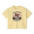 Southern Static Duck Tee — Women's Boxy Hunting Shirt