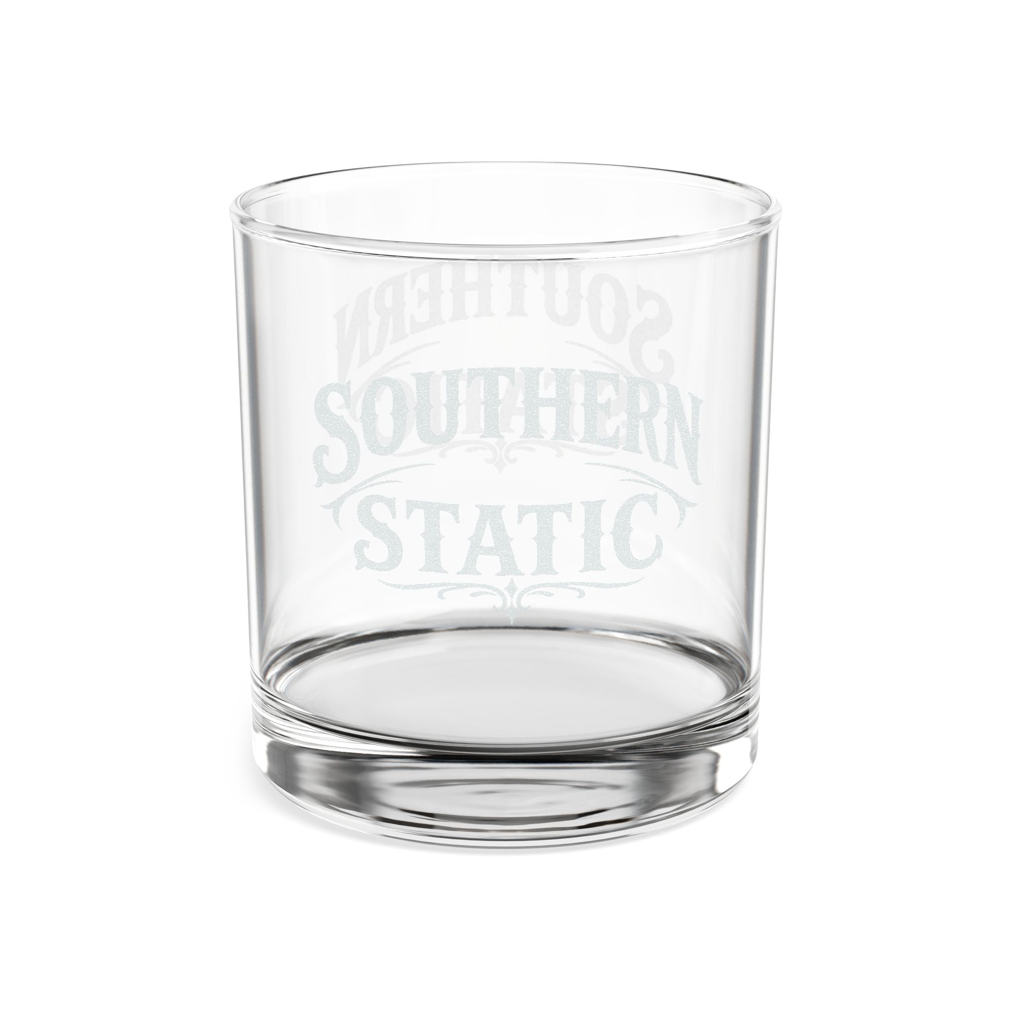 Southern Static engraved Rocks Glass | 10oz Whiskey Tumbler