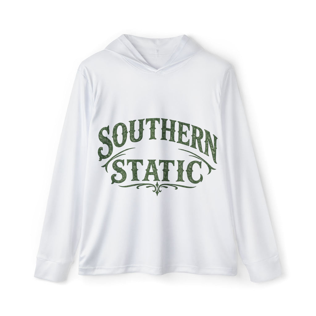 Southern Static Hoodie | Sports Warmup Pullover, Athletic Hooded Shirt