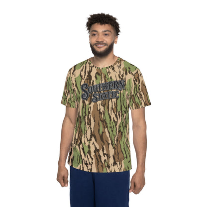 Southern Static Camo Sports Jersey — Men's All-Over Print Athletic Tee