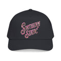 Mid Profile Baseball Cap — 'Southern State' Retro Floral Logo Hat