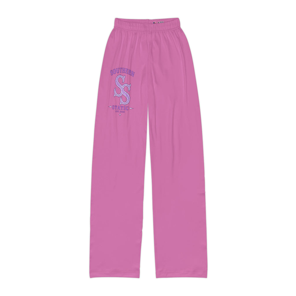 Kids Lounge Pants — Southern State Pink Logo Cozy Joggers