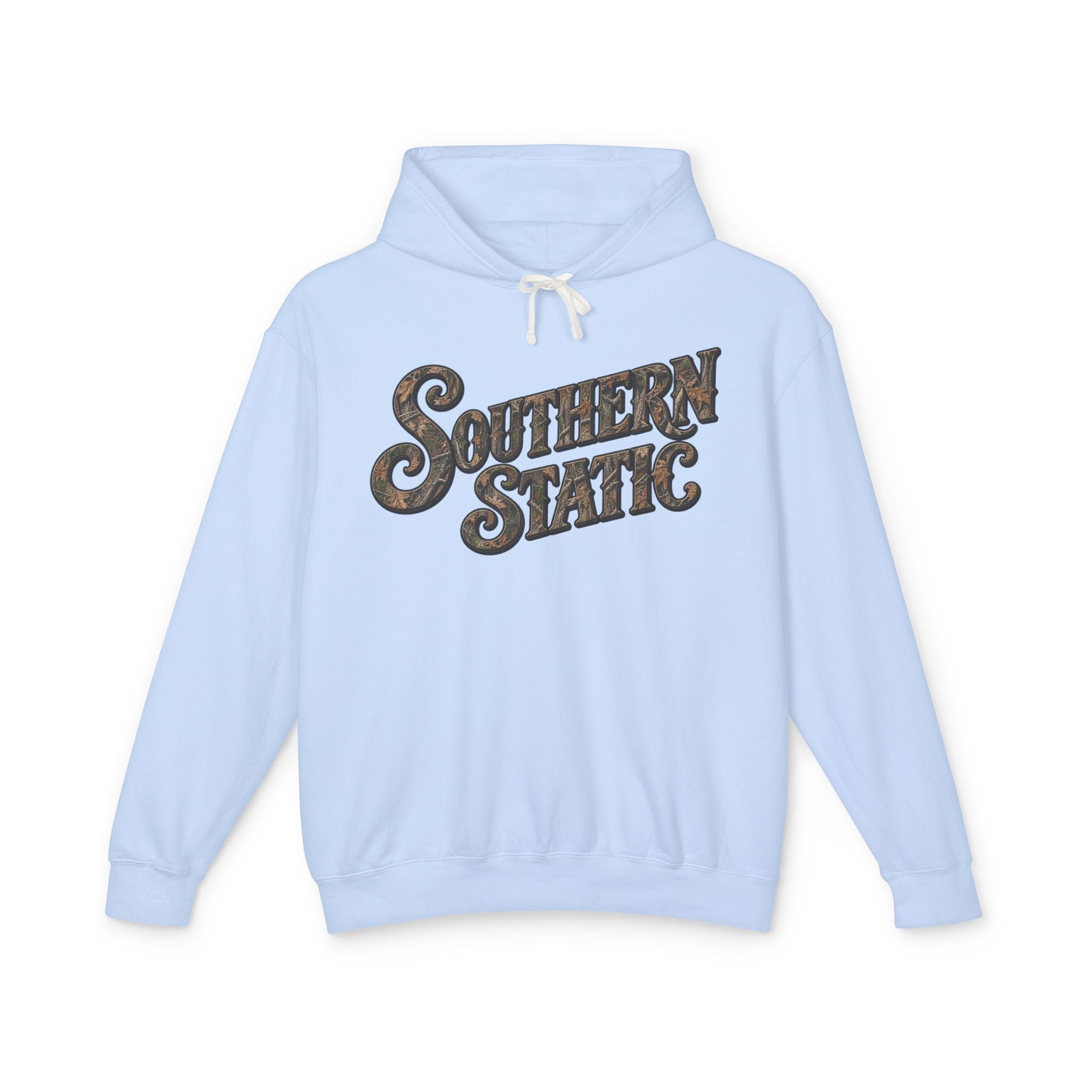 Southern Static Hoodie — Retro Distressed Band Logo Pullover