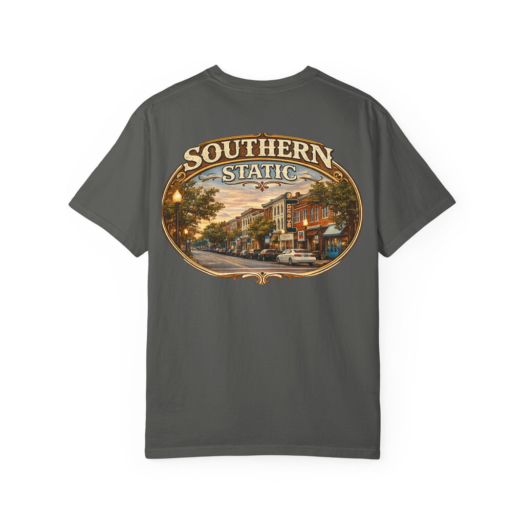 Southern Static vintage downtown street scene T-Shirt