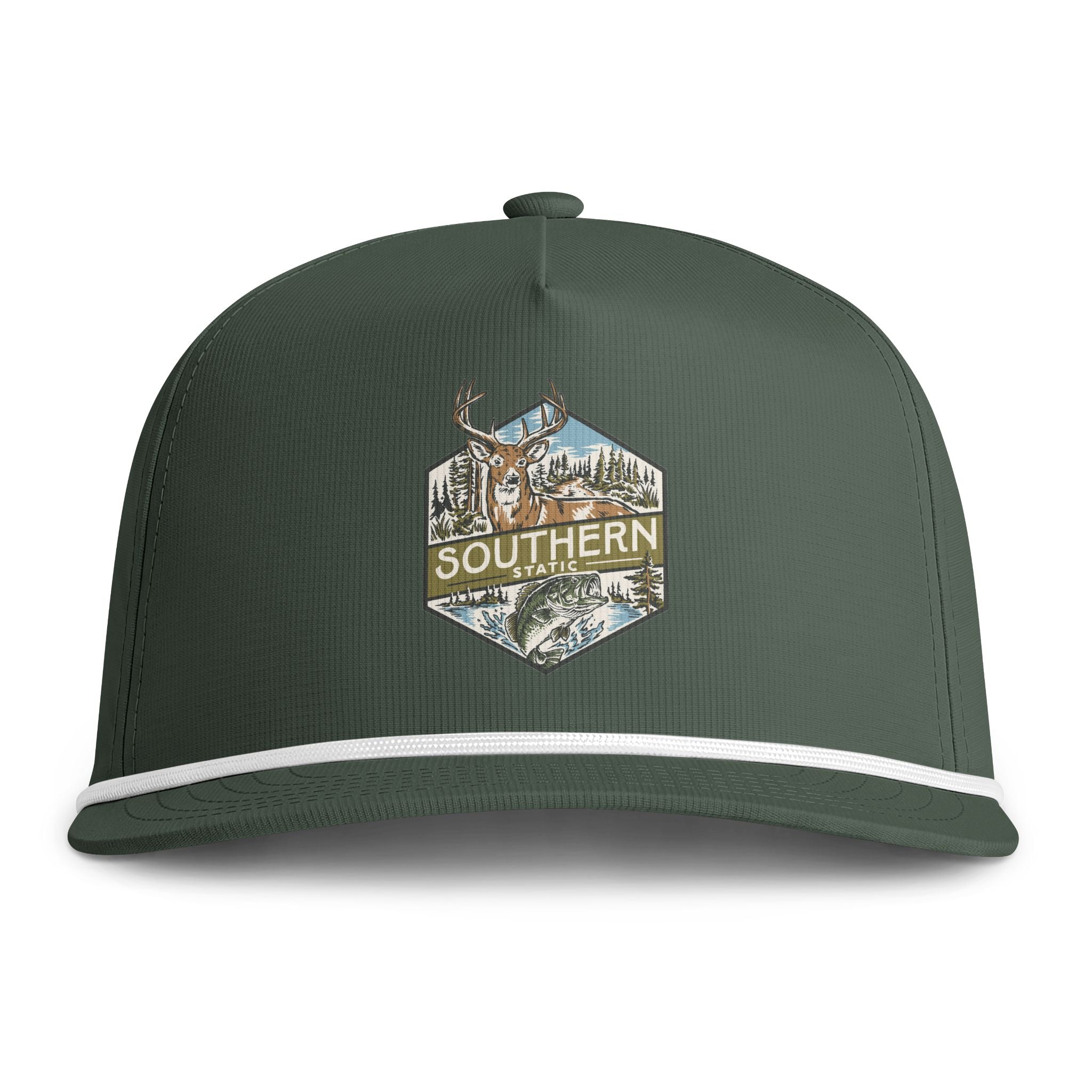 Southern Nature Patch Cap - Sunwashed Rope Trucker Hat
