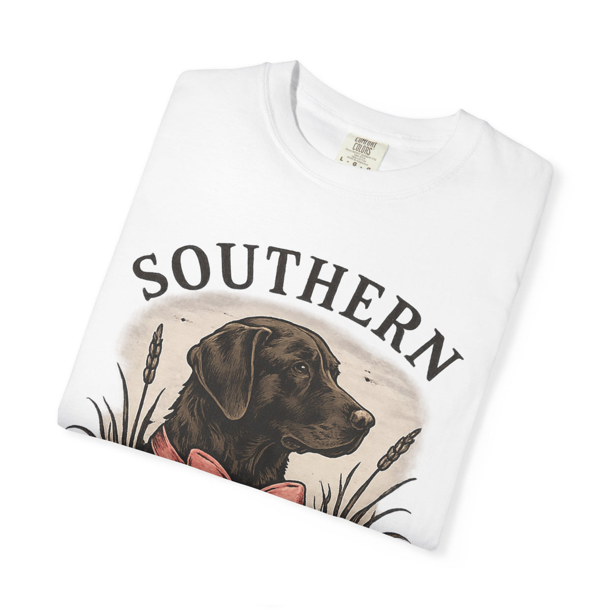 Southern Static Labrador Graphic T-Shirt — Vintage Dog Tee