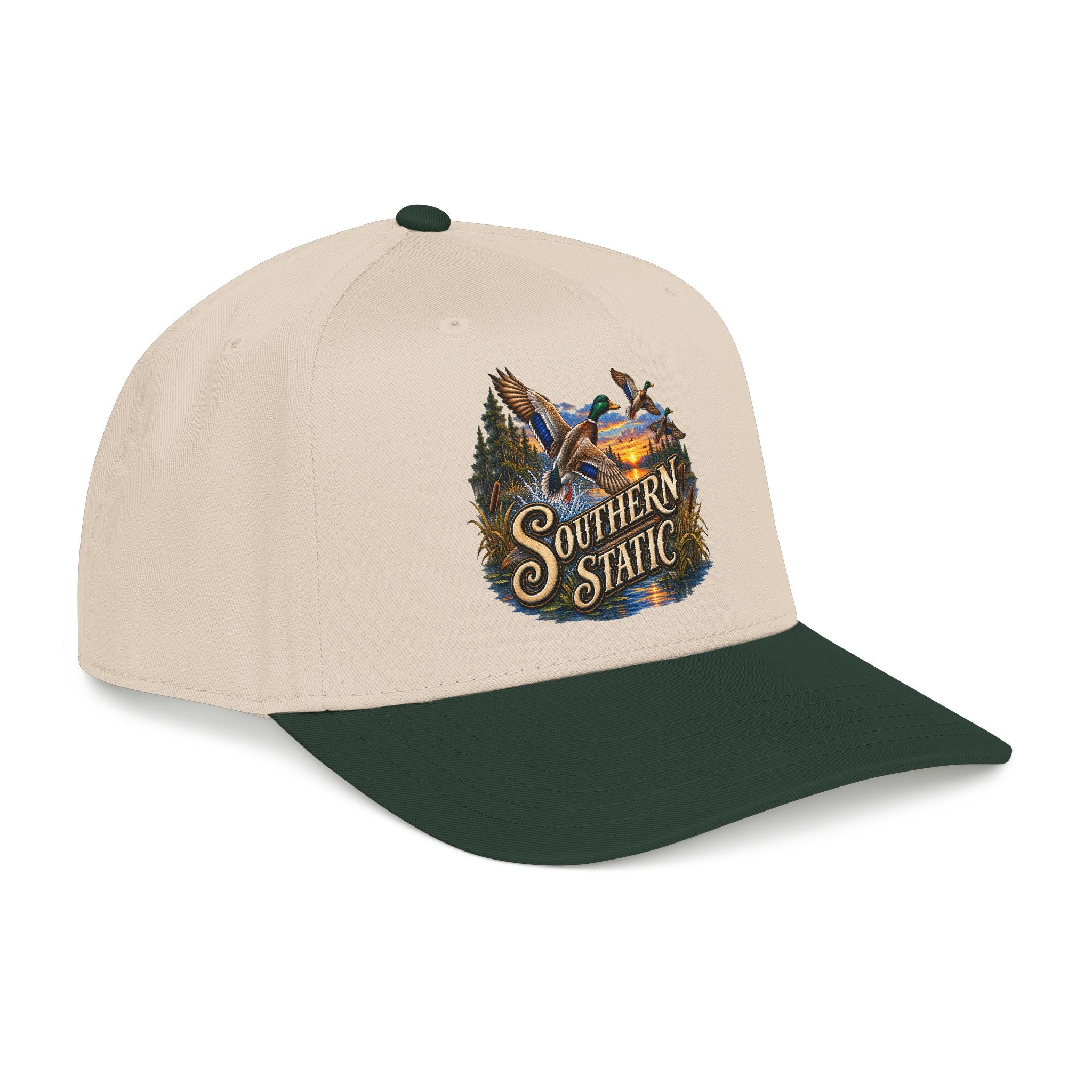 Southern Static Duck Hunting Baseball Cap