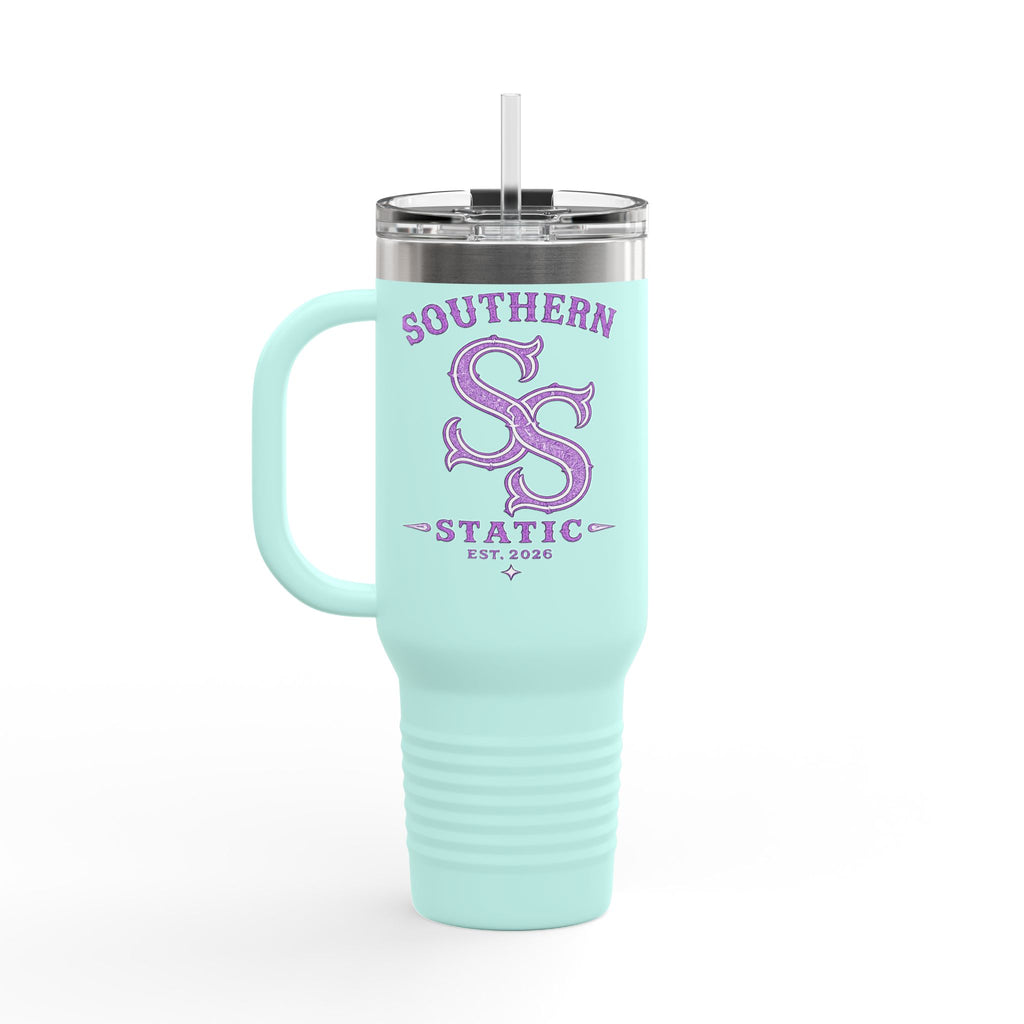 40oz Insulated Travel Mug — Southern Static Logo Stainless Tumbler
