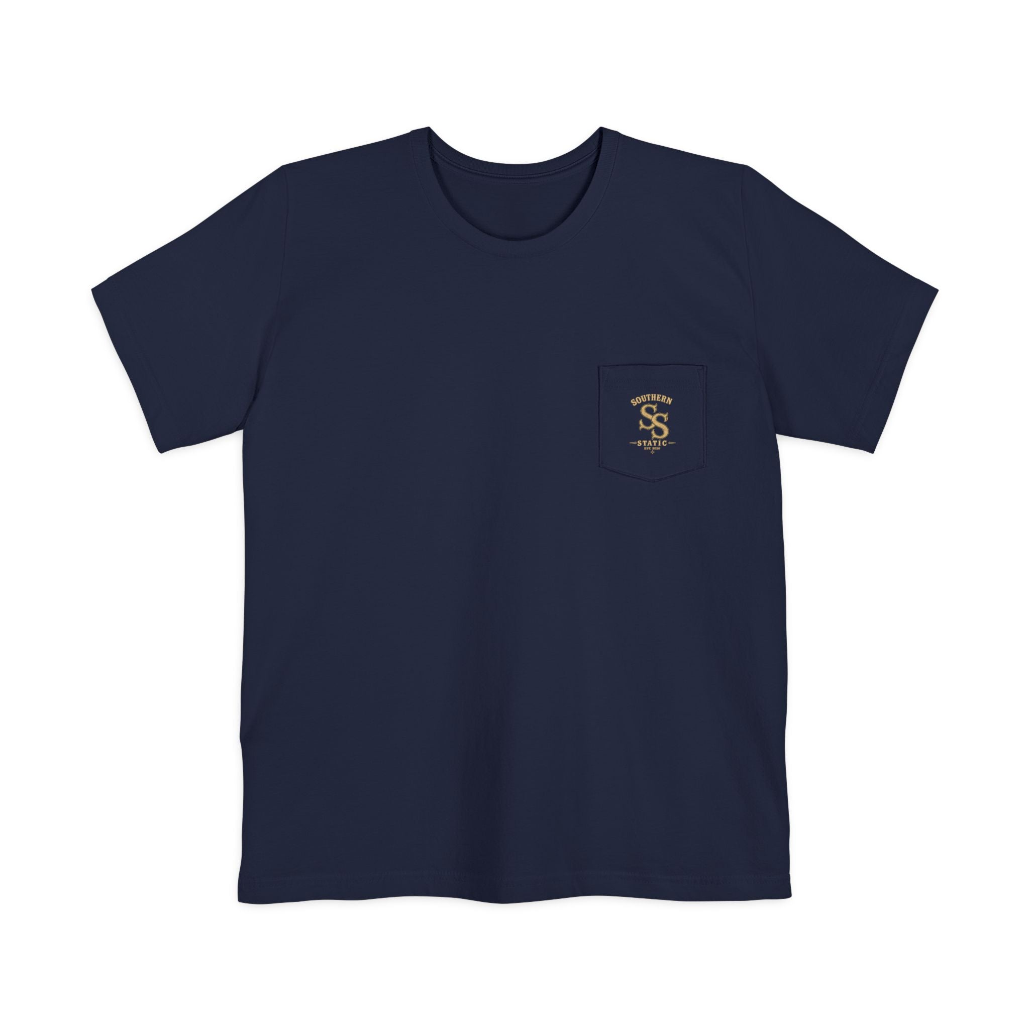 Southern Static Maury Pocket T-Shirt — Nashville Night Skyline Tee