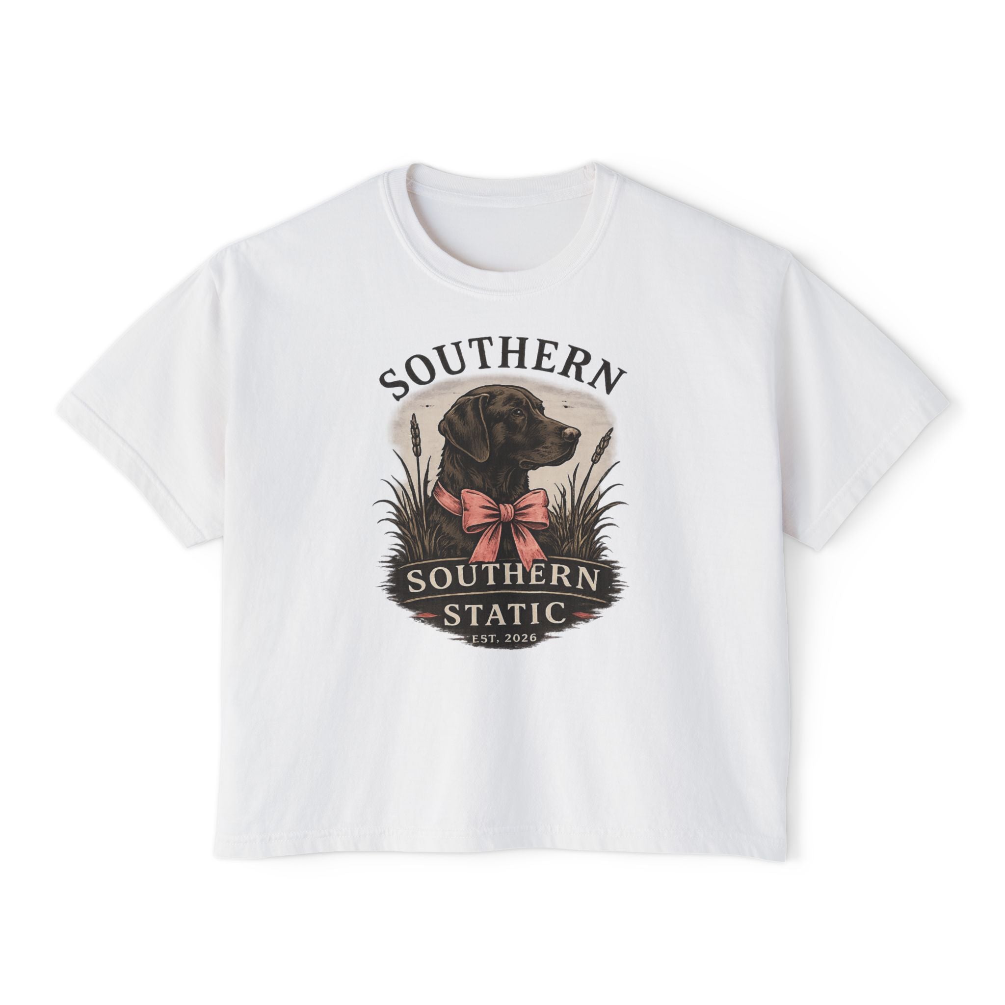 Southern Station Labrador Graphic Tee — Women's Boxy T-Shirt