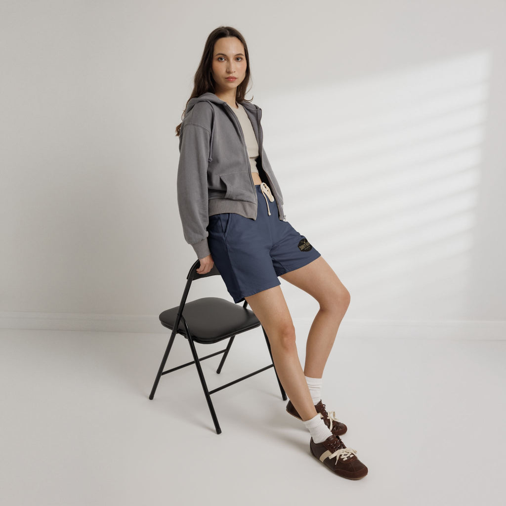 Lightweight Garment-Dyed Fleece Sweat Shorts — Southern Static Logo