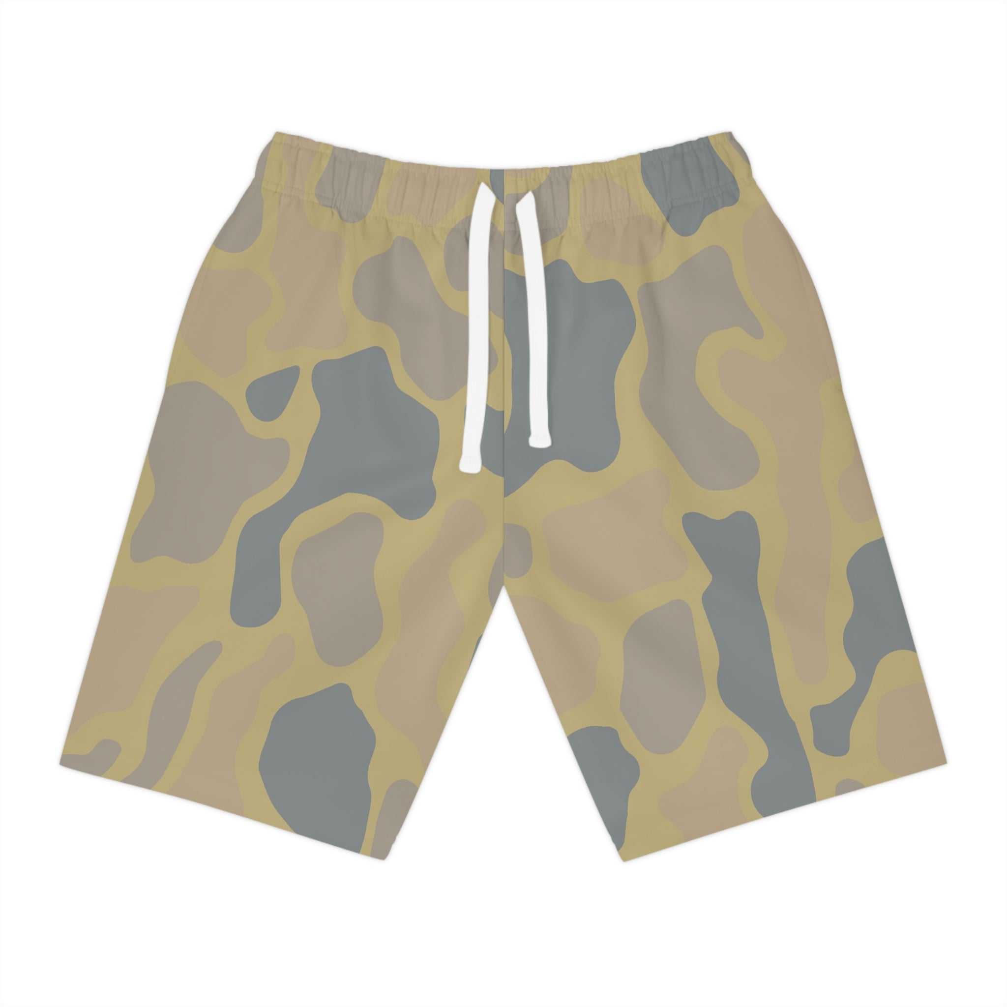 Desert Camo Athletic Shorts — Lightweight AOP Performance Shorts
