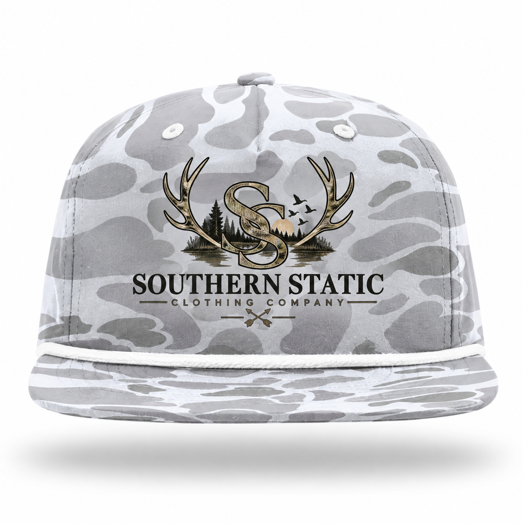 Umpqua Gramps Snapback Cap — Southern Static Antlers Logo Hat