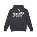 Southern Static Hoodie — Retro Script Pullover Sweatshirt