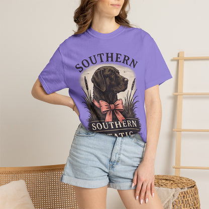 Southern Static Labrador Graphic T-Shirt — Vintage Dog Tee