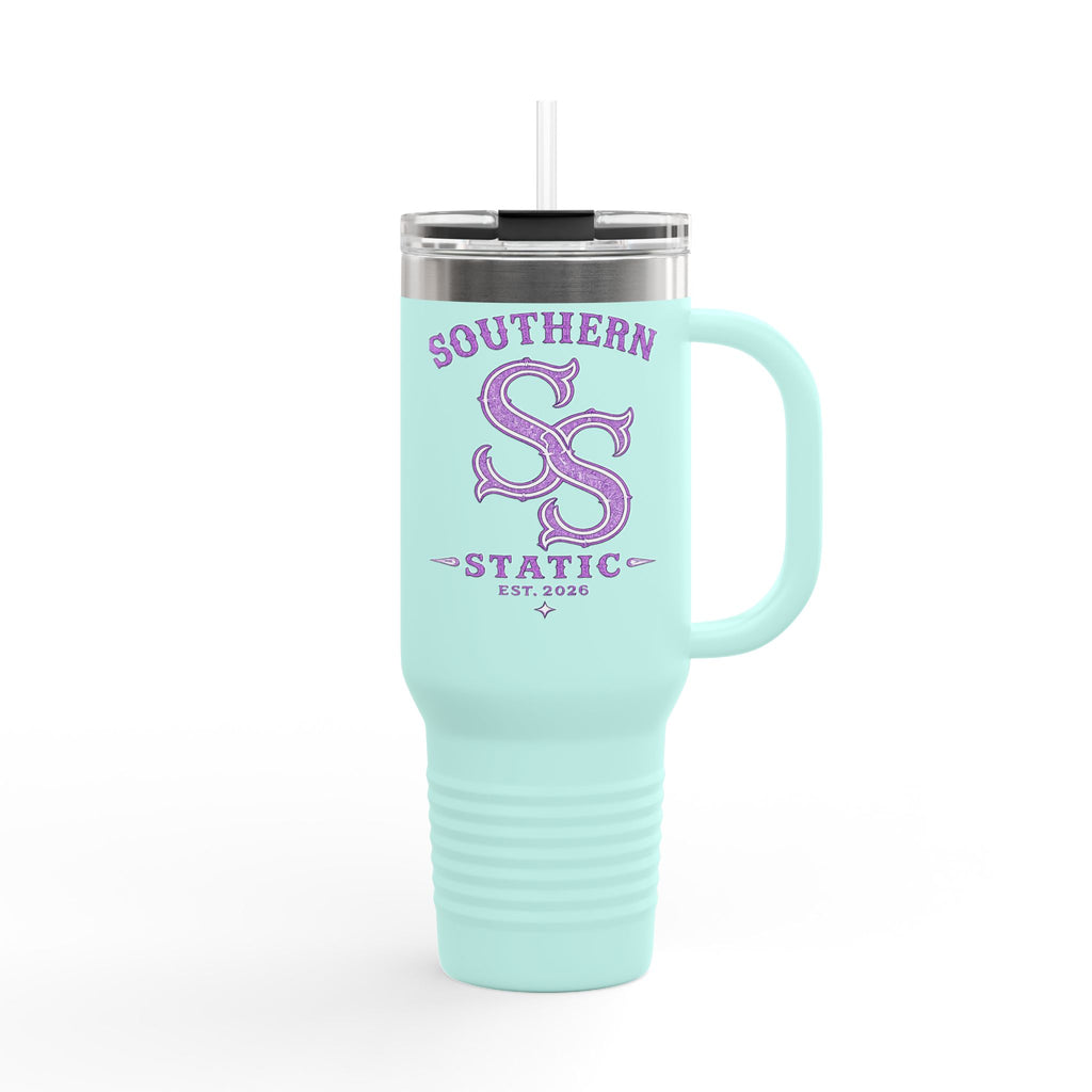 40oz Insulated Travel Mug — Southern Static Logo Stainless Tumbler