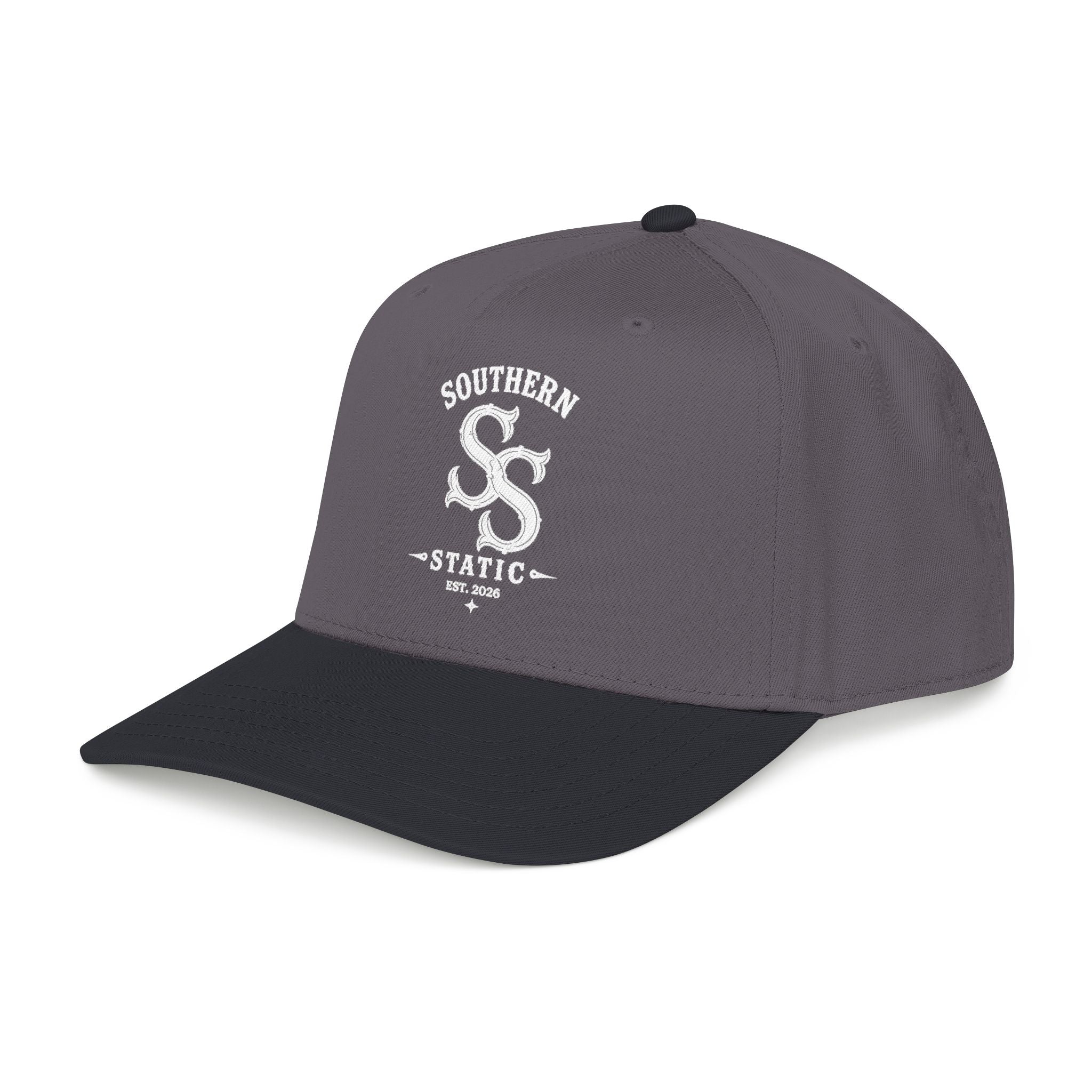 Southern Static SS Baseball Cap — Vintage Monogram Trucker Hat