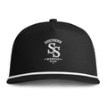 Rope-Trim Hat — Sunwashed "Southern Static" Logo Cap