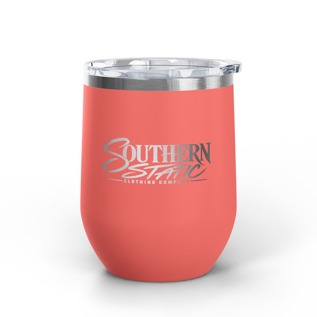 Southern Static 12oz Wine Tumbler - Insulated Stainless Steel Travel Cup