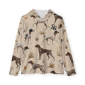 Dog Pattern Hoodie | Paw Prints, Bones & Hearts Allover Print