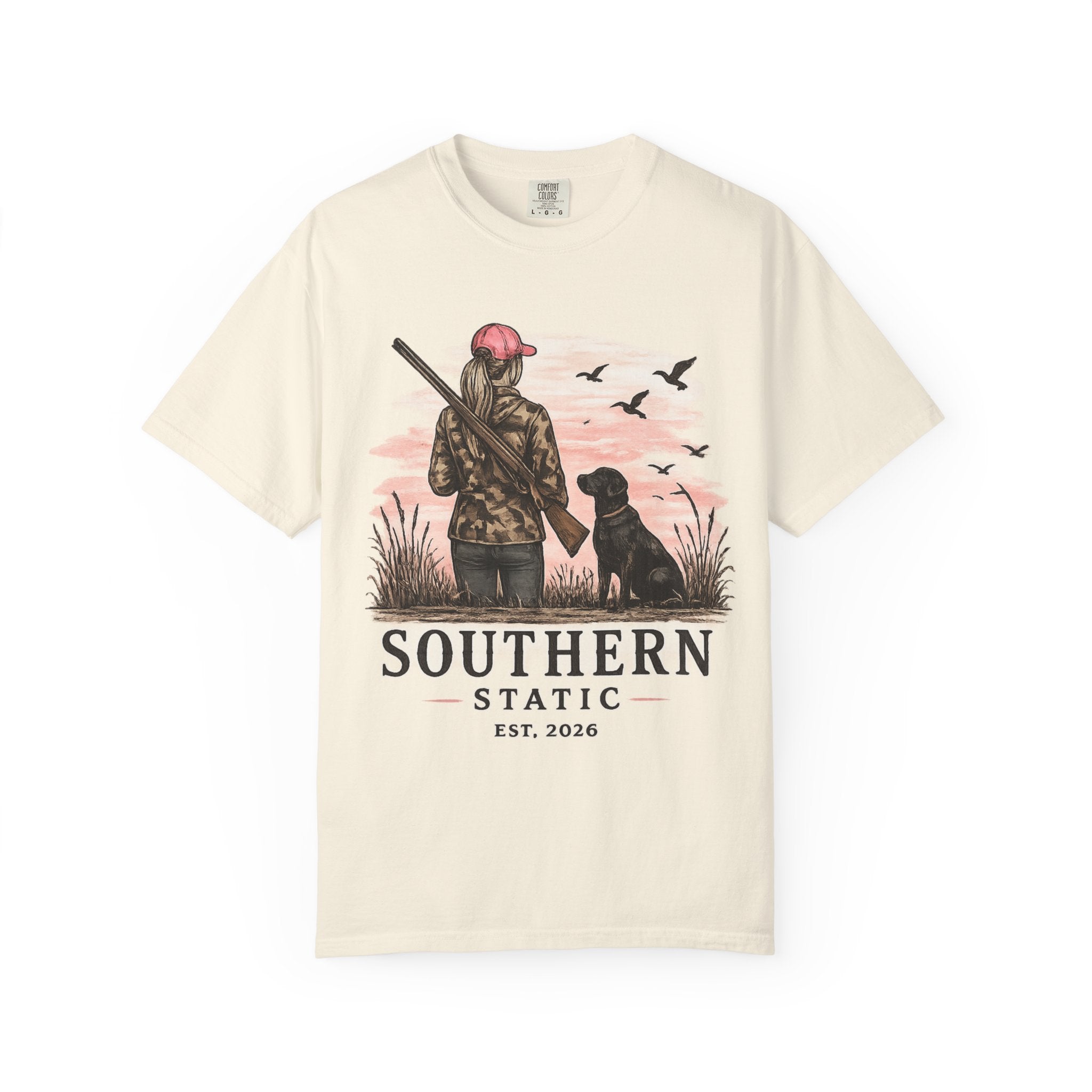 Southern Static Hunting T-Shirt — Hunter & Retriever Graphic Tee