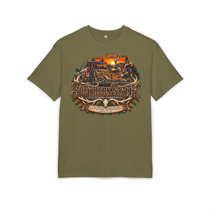 Southern Static Vintage Truck Tee — Retro Sunset Pickup Graphic T-Shirt