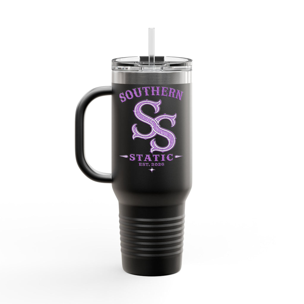 40oz Insulated Travel Mug — Southern Static Logo Stainless Tumbler