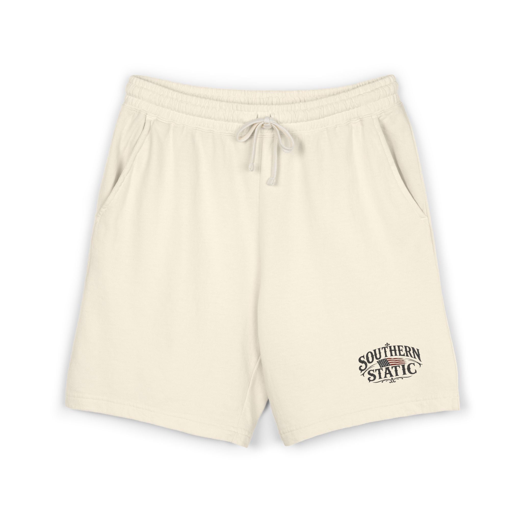 Lightweight Fleece Sweat Shorts — "Southern Static" Logo