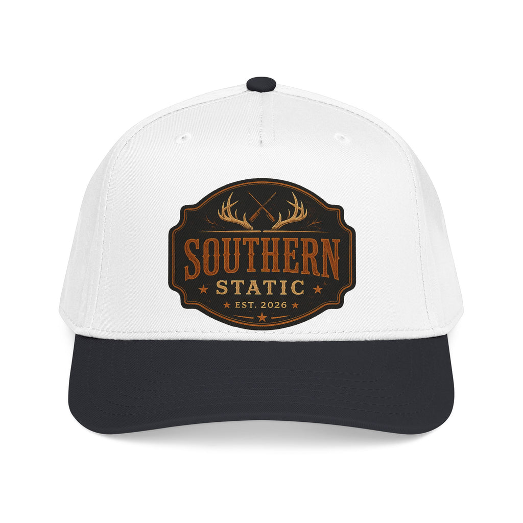 Southern Static Leather Patch Baseball Cap
