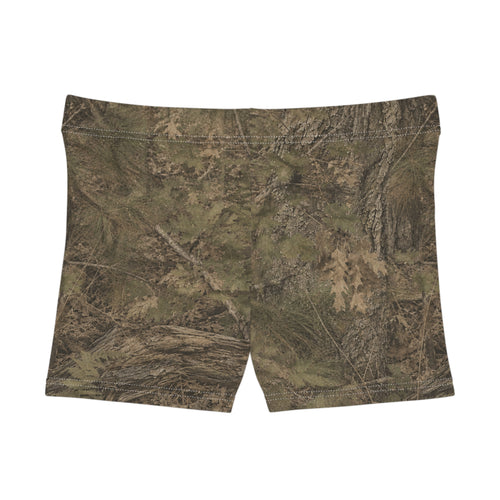 Camo "Southern Stays" Women's Athletic Shorts — All-Over Print Outdoor Lounge Shorts