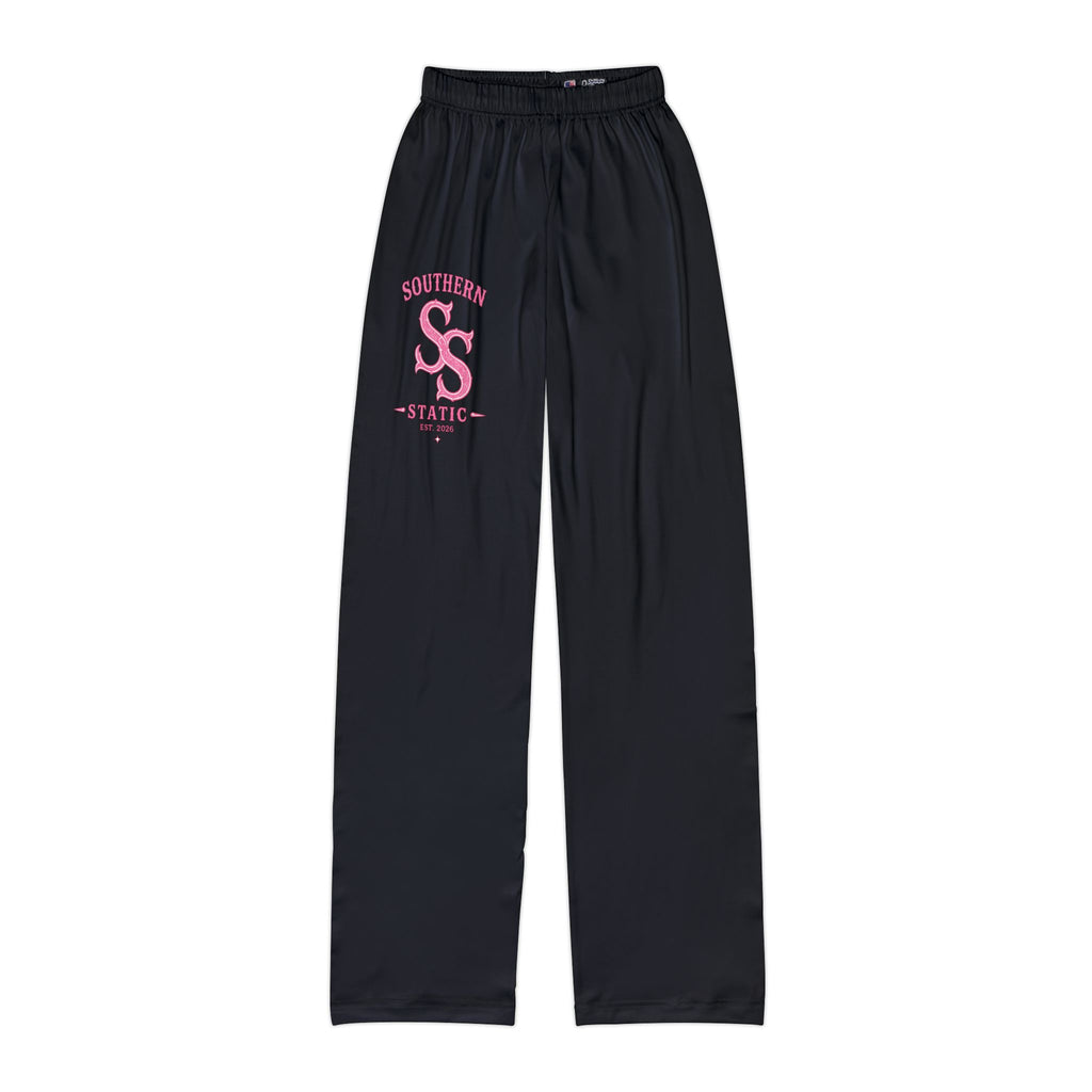 Kids Lounge Pants — Southern State Pink Logo Cozy Joggers