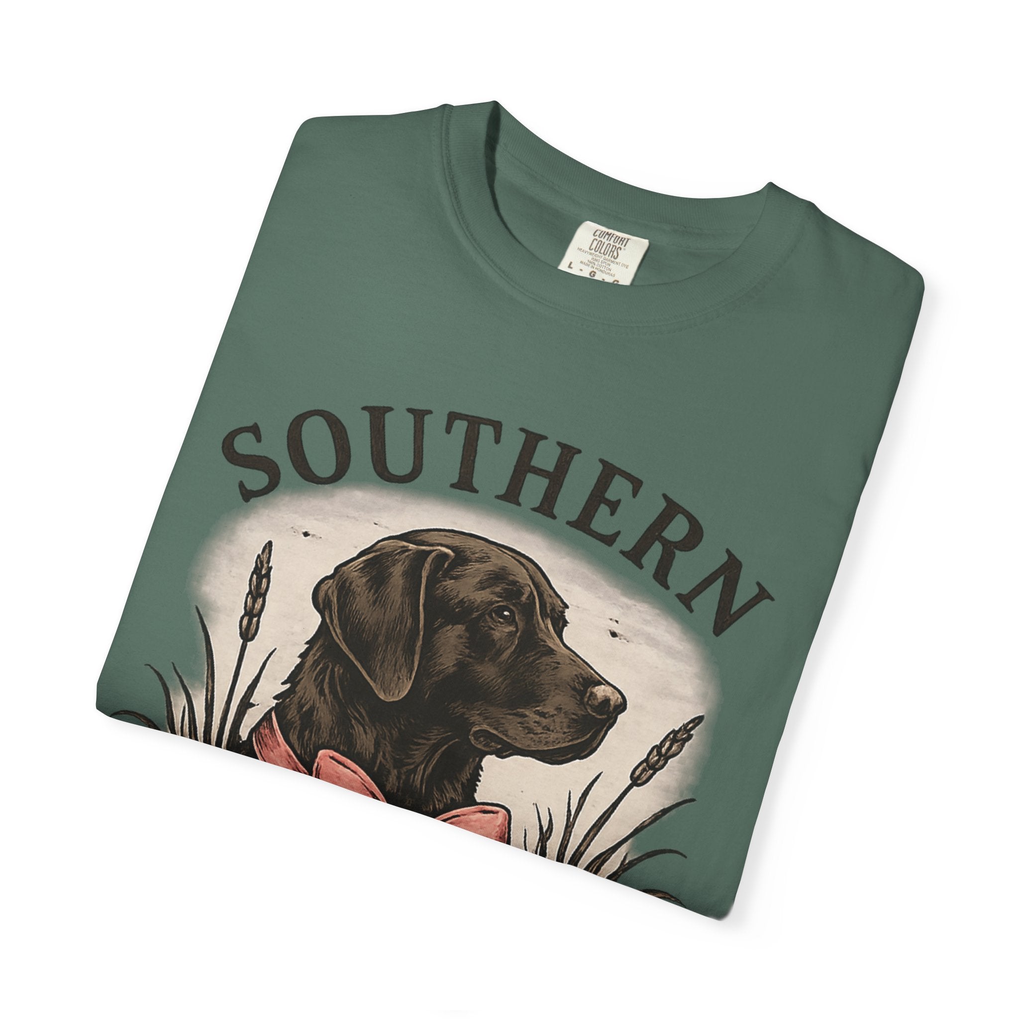 Southern Static Labrador Graphic T-Shirt — Vintage Dog Tee
