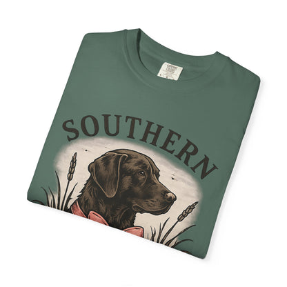 Southern Static Labrador Graphic T-Shirt — Vintage Dog Tee