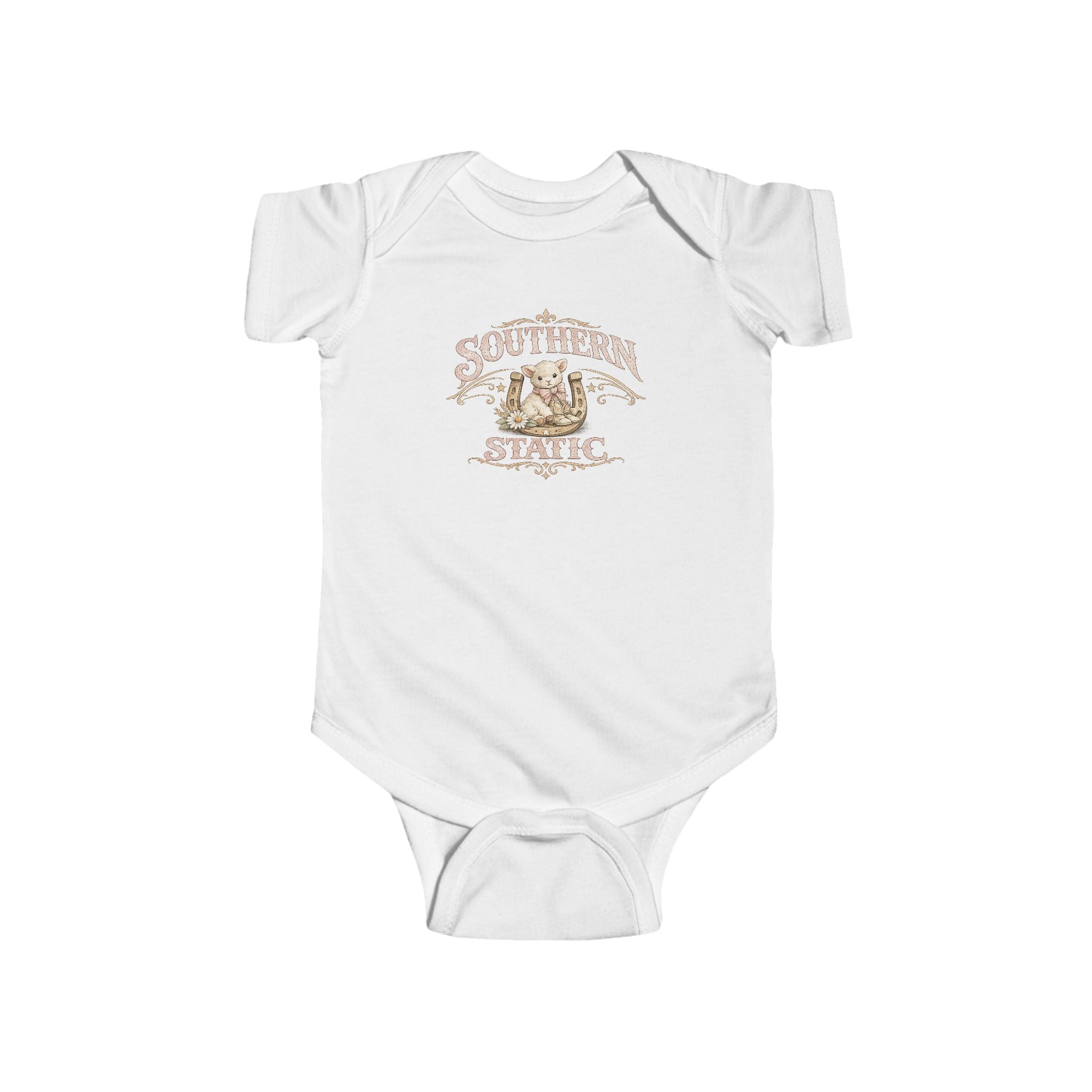 Infant Bodysuit - Vintage Southern Belle Graphic Baby Onesie