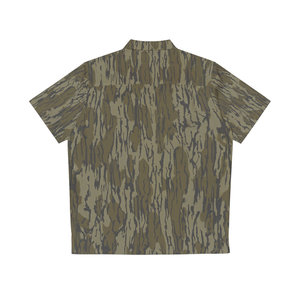Men's Camo Hawaiian Shirt - Southern State 'SS' Logo AOP Camp Shirt