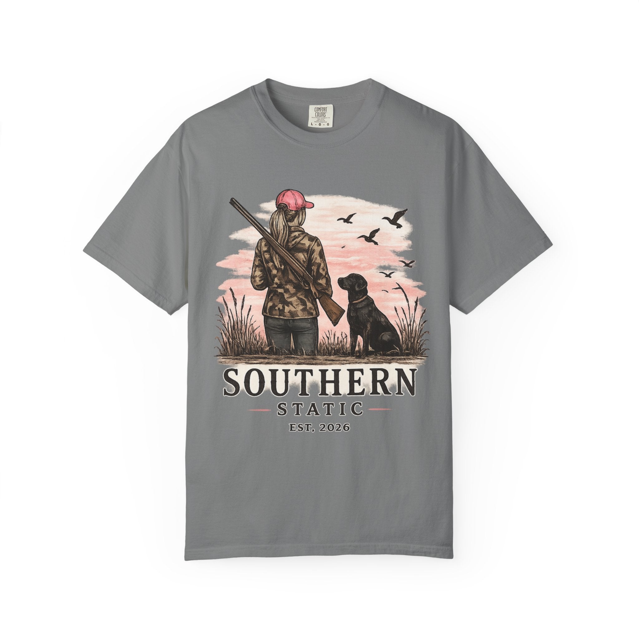 Southern Static Hunting T-Shirt — Hunter & Retriever Graphic Tee